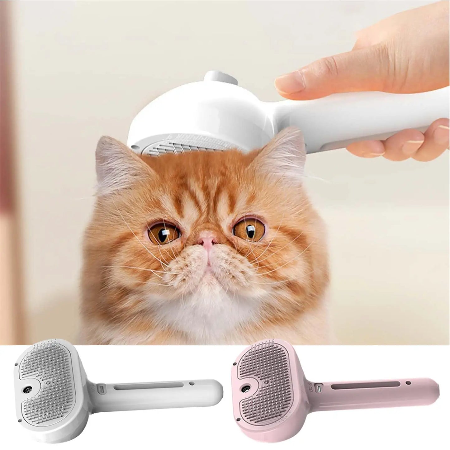 ミストでやさしく整える 3in1ペットブラシ